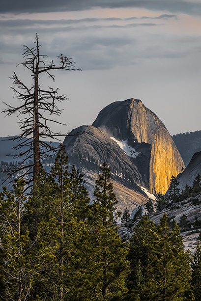 Photograph of Half Dome from Olmsted Point Yosemite